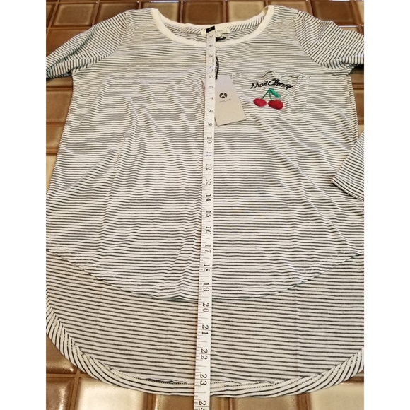🆕️NWT Avocado Brand Mon Cherry Striped Top - Picture 11 of 12